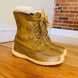 Sorel Caribou Vintage Kaufman Canada Men's Size 8 Lined Hard Weather Boots
